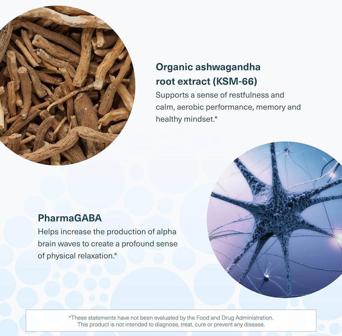 Youtheory Ashwagandha + GABA – Stress & Memory Support (60 Vegetarian Capsules)